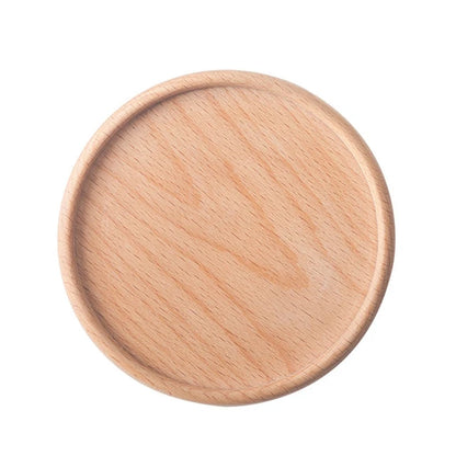 1PC Beech Black Walnut Wood Coasters Tea Coffee Cup Pad Placemats Decor Insulation Cup Mat Household Square round Drink Mat